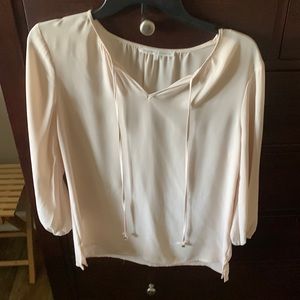 3/4 sleeve length silk woman’s top